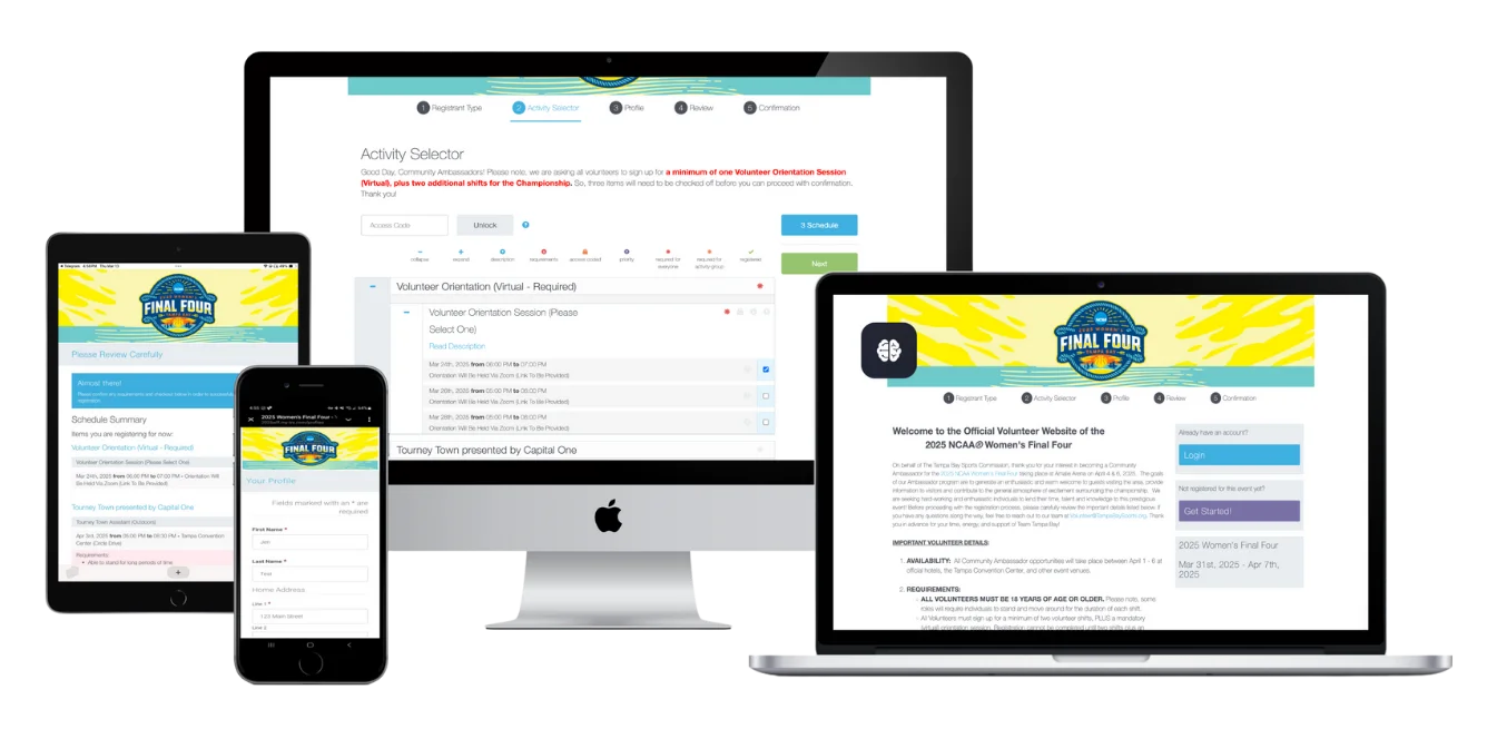 myTRS application on multiple devices